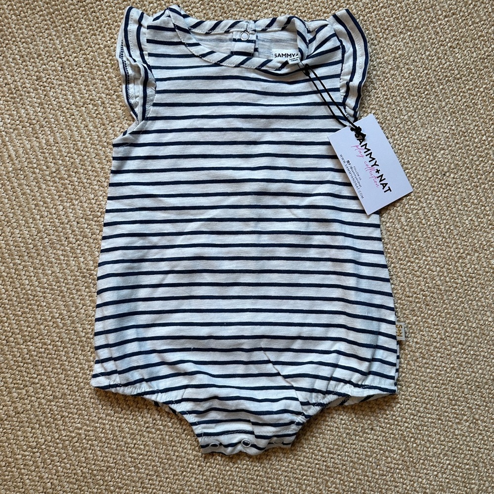 Sammy+Nat SAMANTHA BUBBLE IN BLUE STRIPE